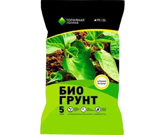 Почвенный грунт Торфяная поляна Биогрунт 5 л 00-00000667 