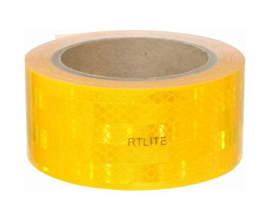 Световозвращающая лента для контурной маркировки RTLITE RT-V104 50,8 мм х 10 м, жёлтая RT-V104Y10 – изображение 2