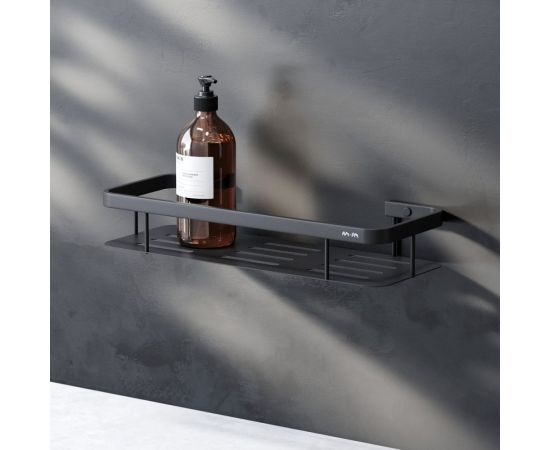 Полка для душа AM.PM Sense L прямая, черный A7453122 – изображение 2