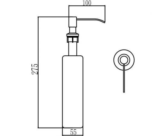 Врезной дозатор в мойку Savol S-ZY001Q – изображение 2