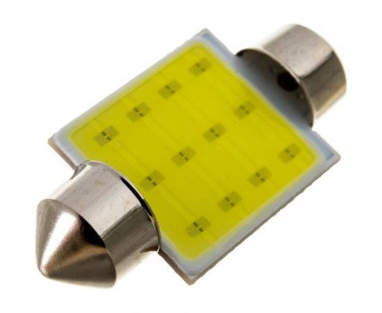 Автолампа SKYWAY диод T11(C5W) 12V 16SMD диодов 1-конт. 36мм, белая салон S08201493 – изображение 2