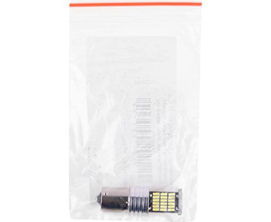 Автолампа SKYWAY диод, S25 (P21W), 12 В, 45 SMD диодов, BA15s, 1-конт., белая S08201542 – изображение 2