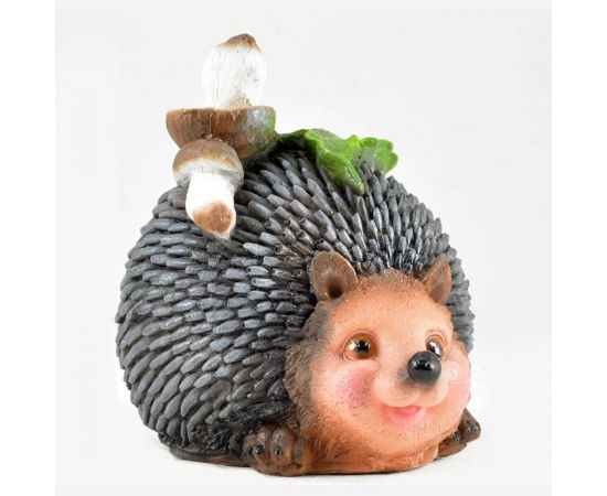 Садовая фигура СКАЗКА Ежик с 2-мя грибами JNW44 – изображение 3
