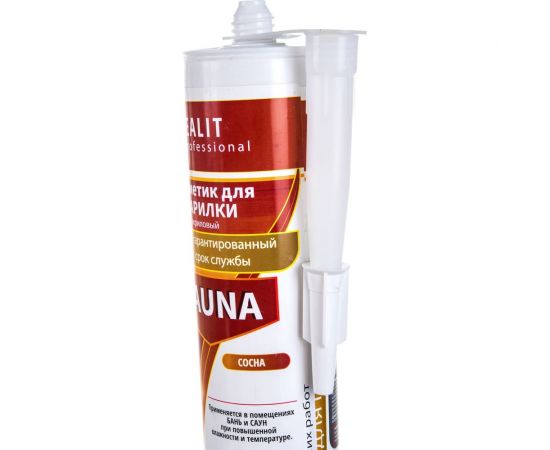 Герметик для бань и саун Sealit Sauna золотая сосна 280 мл 4020001 – изображение 3