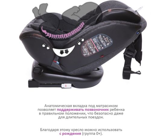 Детское автокресло Babycare Shelter гр 0+/I/II/III, 0-36кг ST-3_ЭКО-Темно-серый 4680210045860 – изображение 5