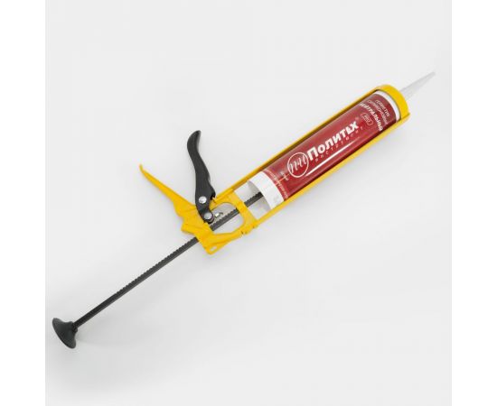 Силиконовый нейтральный герметик Политех PRO (белый; 280 мл) 6507945 – изображение 6