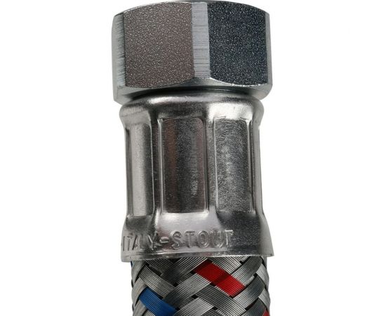 Гибкая подводка для воды (ВР 3/4хВР 3/4; 800 мм) STOUT RG008S8TKF7II1 – изображение 6