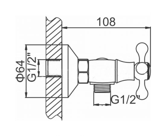 Смеситель для ванны WISENT W2065 – изображение 6