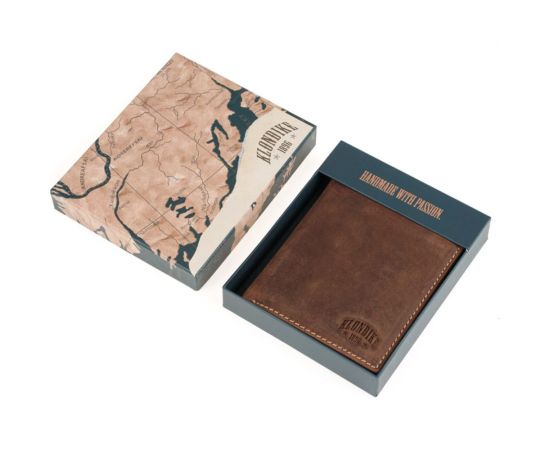 Бумажник Klondike Yukon, коричневый, 10х2х12,5 см KD1111-03 – изображение 8