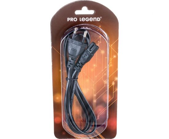 Кабель питания для бытовой техники Pro Legend 2pin, IEC320-C7, 1.5 м PL1403 