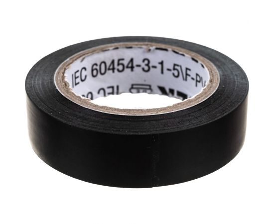 Изолента BERNER черная, 15 мм х 10 м 299970 