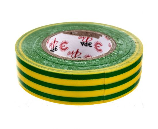 Изолента ЭРА PRO150YG ПВХ, профессиональная, 19 мм х 20 м х 150 мкм, желто-зеленая Б0057290 