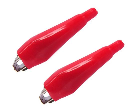 Зажим крокодил в изоляторе REXANT длина 56 мм, ток 5A, 2 шт 16-0003-9 
