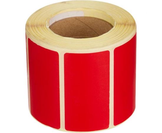 Термоэтикетки ООО Комус ЭКО 58x30, красная 700шт/рул. 712375 