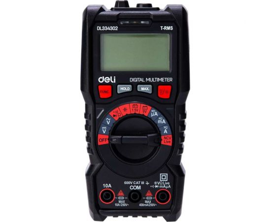 Универсальный цифровой мультиметр DELI DL334302 102977 