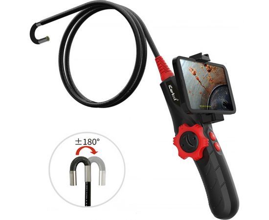 Управляемый видеоэндоскоп iCarTool USB, 2 Мп, 1920x1080, 1 м, 6 мм, 360 IC-V200 