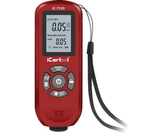 Толщиномер лакокрасочных покрытий iCarTool Fe/NFe IC-T150 