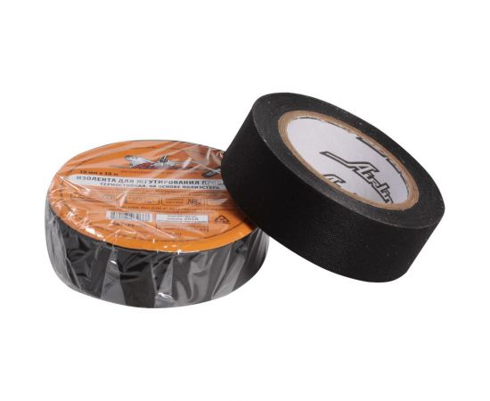 Термостойкая изолента на основе полиэстера для жгутирования проводки Airline 19 мм х 10 м AAT-PE-01 