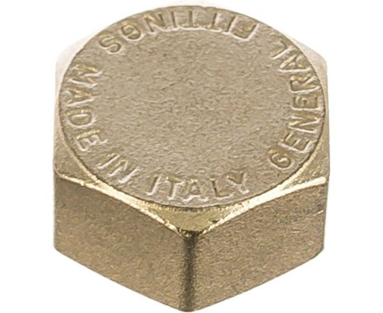 Никелированная заглушка STOUT ВР 1/2 RG008Q0R2OEI0J 