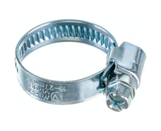 Червячный хомут Nord-Yada 16-27 мм, оцинк. сталь 904415 