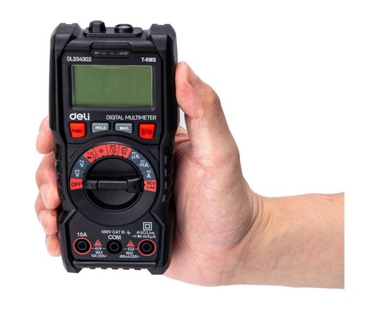 Универсальный цифровой мультиметр DELI DL334302 102977 – изображение 12