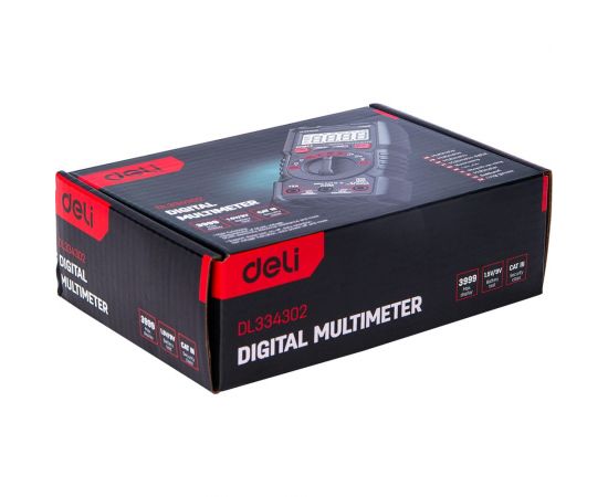 Универсальный цифровой мультиметр DELI DL334302 102977 – изображение 14