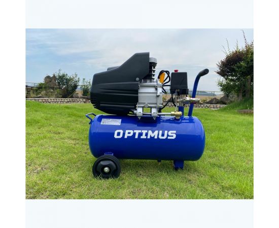 Поршневой компрессор Optimus 300л/мин, 2.2 кВт, 220 В, ресивер 24 л hd OPT-302430 