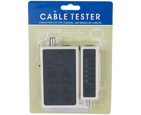 LAN тестер Telecom для BNC, RJ-45 HL-001 ST-45 – изображение 2