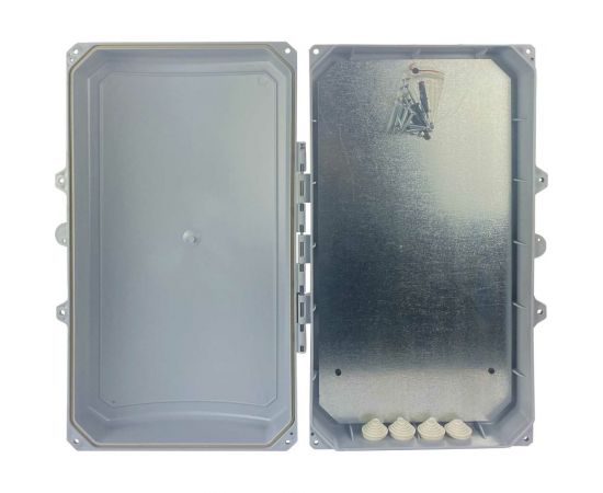 Пластиковый корпус с монтажной панелью KRZMI Solid ЩМПпл-4 глухая дверь 494x274x124 IP55 4651117991413 – изображение 2