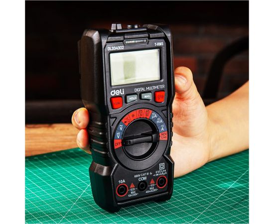 Универсальный цифровой мультиметр DELI DL334302 102977 – изображение 2