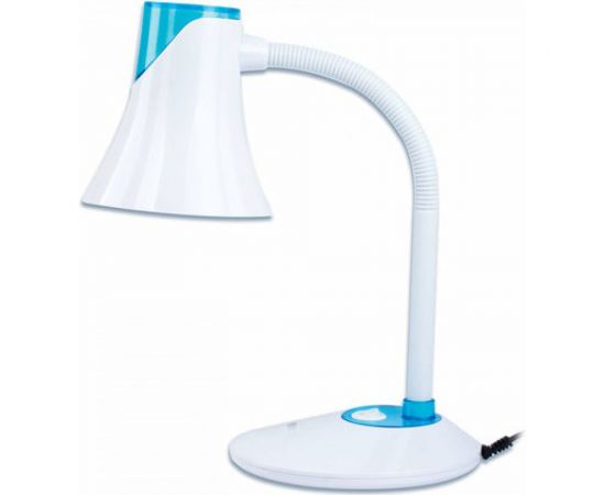 Настольный светильник SONNEN OU-607, на подставке, цоколь Е27, белый/синий, 236681 – изображение 2