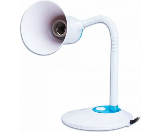 Настольный светильник SONNEN OU-607, на подставке, цоколь Е27, белый/синий, 236681 – изображение 3