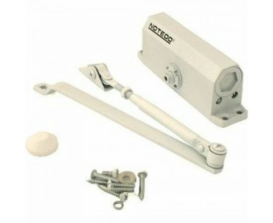 Доводчик NOTEDO DC-080 лёгкий характер белый Т892 – изображение 3