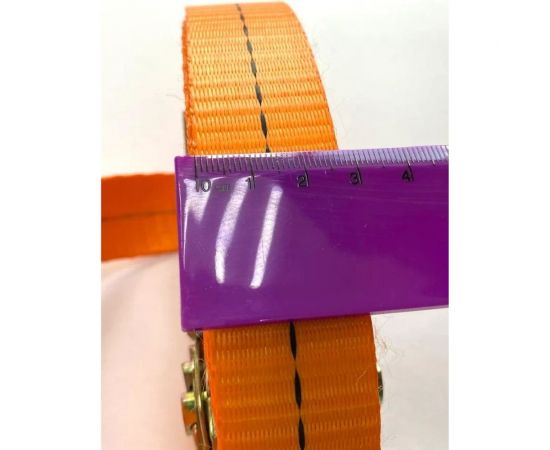 Длинная часть стяжного ремня ТамбовТехСнаб 1.6 т, 1.5 м, 25 мм 7930130714771 – изображение 4