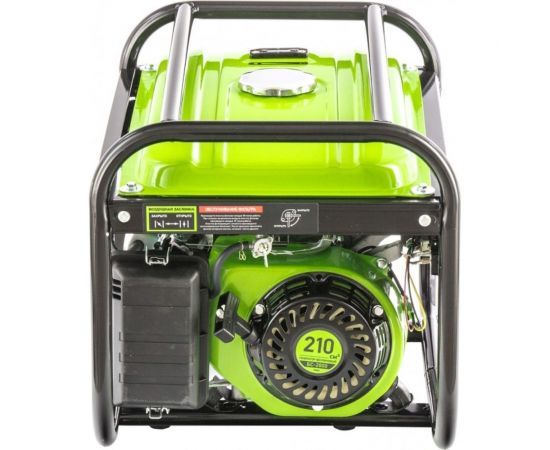 Бензиновый генератор 2,5 кВт, 230В, 4-х такт., 15 л, ручной стартер СИБРТЕХ БС-2800 94543 – изображение 4