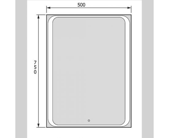 Зеркало-шкаф Jorno Modul 50 Mol.03.50/P/W/JR – изображение 4