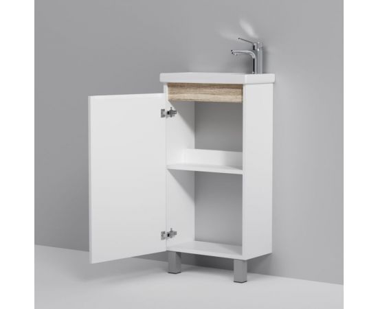 База под раковину AM.PM, X-Joy напольная, 45 см, 1 дверца, белый глянец M85AFSX0451WG – изображение 4