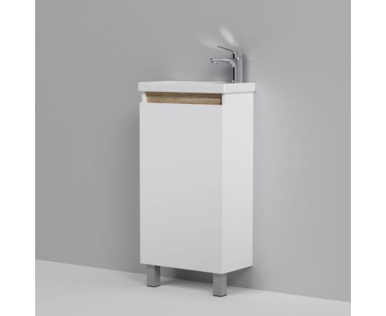 База под раковину AM.PM, X-Joy напольная, 45 см, 1 дверца, белый глянец M85AFSX0451WG – изображение 5