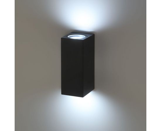 Декоративная подсветка ЭРА WL38 BK MR16/GU10 2 шт., черный, для интерьера, фасадов зданий, Б0054410 – изображение 6