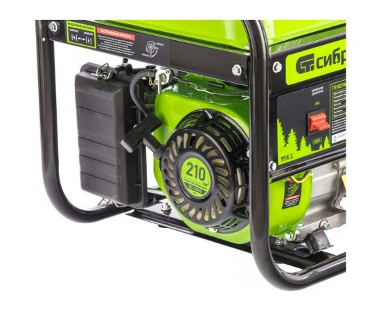 Бензиновый генератор 2,5 кВт, 230В, 4-х такт., 15 л, ручной стартер СИБРТЕХ БС-2800 94543 – изображение 10