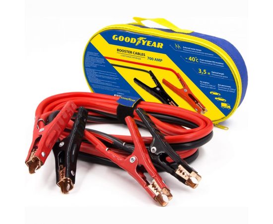 Провода прикуривания Goodyear стартовые провода, 700 A, 3.5 м, сумка GY003012 