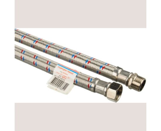 Подводка для воды TР-сантехника Гигант, нержавеющая сталь, 120 см, в/н 3/4 26446 