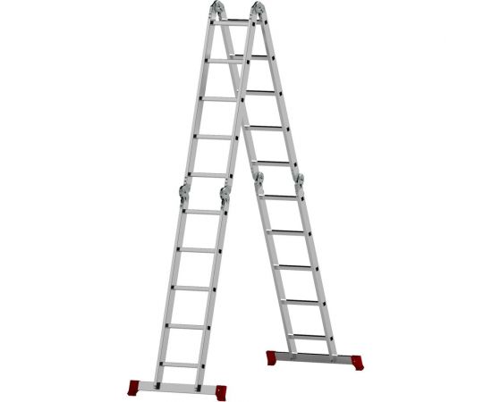 Четырехсекционная лестница-трансформер Новая Высота 4х5 ступеней 2320405 