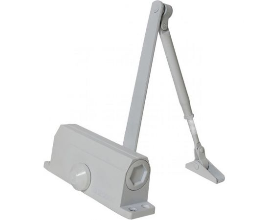 Дверной доводчик Trodos TD-60 с фиксацией 90 белый 272028 