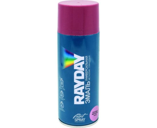 Акриловая краска аэрозоль Rayday металлик розовый 520 мл 12 PM-0005 135019 