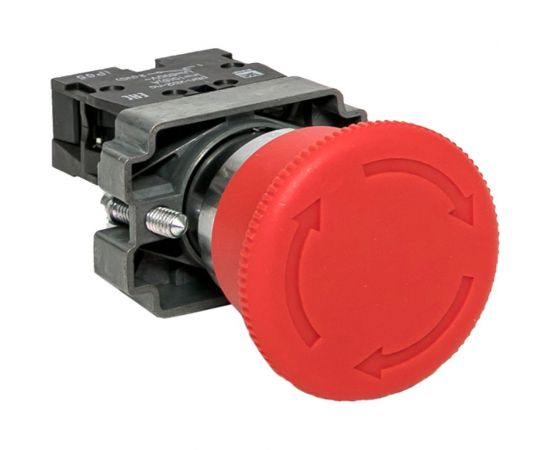 Кнопка EKF BS542 поворотная красная грибок NC IP65 PROxima xb2-bs542-65 