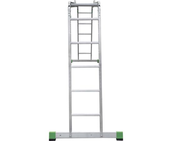 Четырехсекционная лестница-трансформер Новая Высота 4х5 ступеней 2320405 – изображение 11