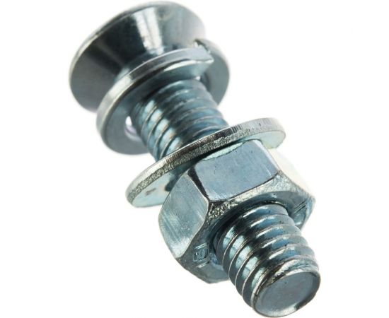 Винт ЗУБР DIN965 в комплекте с гайкой DIN934 16 шт, 303456-05-020 – изображение 2