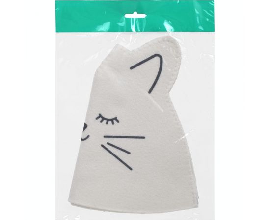 Детская шапка для бани и сауны Hot Pot Котёнок войлок 41339 – изображение 2