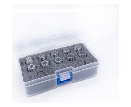 Набор цанг ER16 из 10 шт.: 1; 2; 3; 4; 5; 6; 7; 8; 9; 10 мм SOVIS 17873 – изображение 2